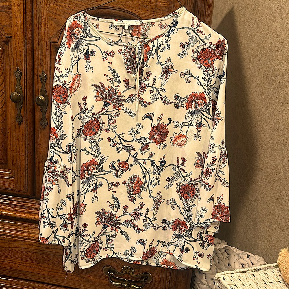 Women’s size large silk blouse